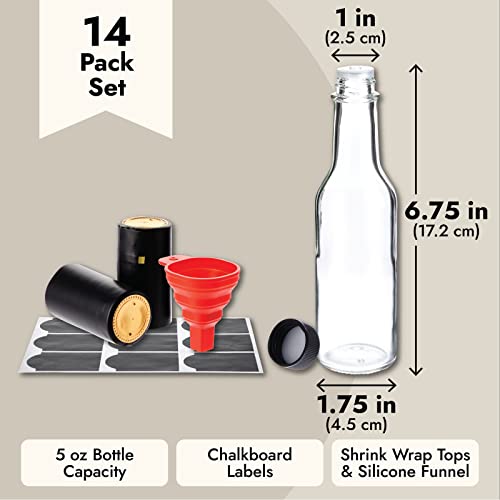 Glass Hot Sauce Bottles