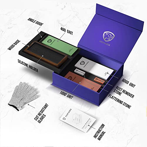 Extra Large Knife Sharpening Stone Kit (7 Count)