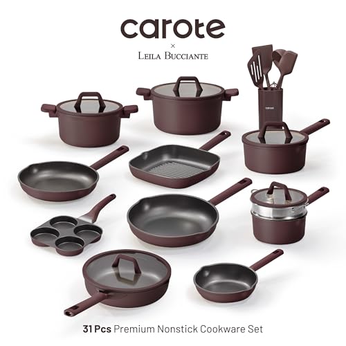31pcs Nonstick Cookware Sets
