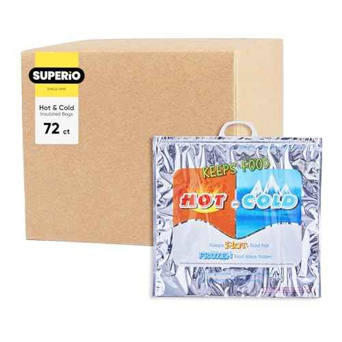 Hot and Cold Insulated Bags for Food Delivery