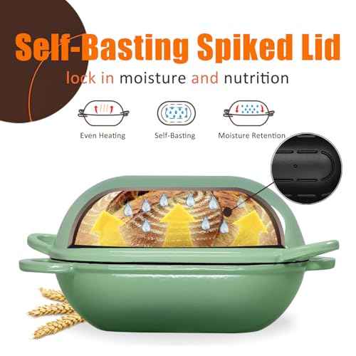 5 QT Enameled Cast Iron Sourdough Bread Oven