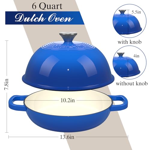 Enamelled Cast Iron Dutch Oven Pot