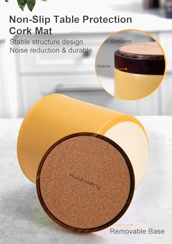 Ceramic Rotating Kitchen Utensil Holder for Countertop