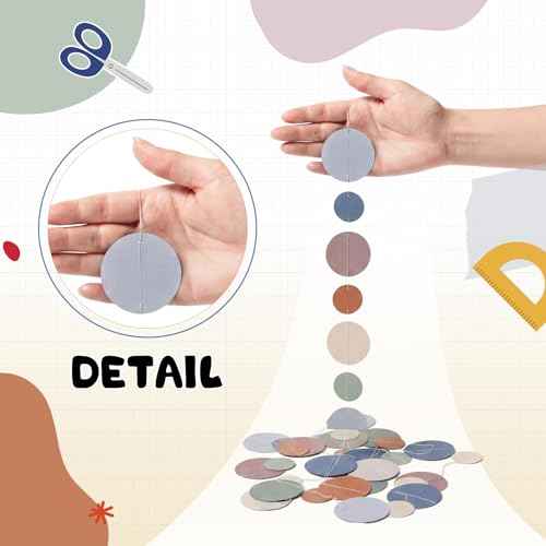 10 Pieces Circle Garland Banner Hanging (10 Foot)