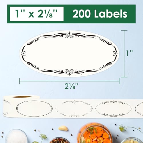 Water Soluble Canning Labels (200 Count)