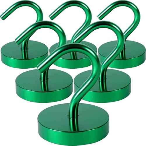 Magnetic Hooks Large Opening (6 Count)