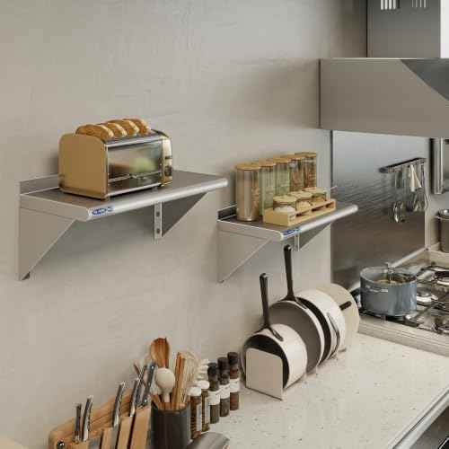 HARDURA Stainless Steel Shelf 12" X 24" (2 Count)