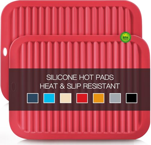 2 Pack Silicone Trivets (2 Count)