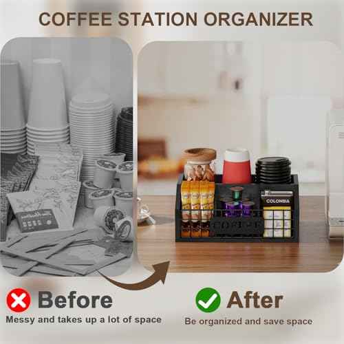 Coffee Station Organizer for Countertop
