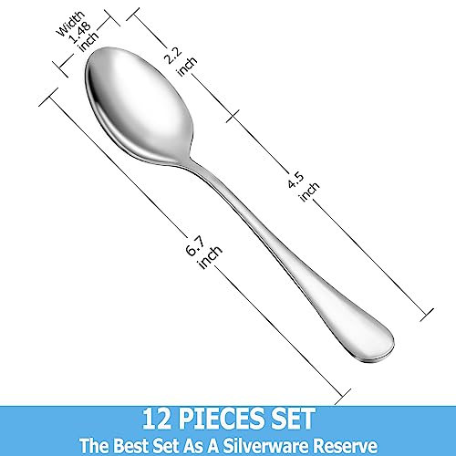 12 Piece Teaspoons Set (12 Count)