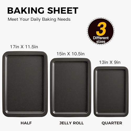 Ceramic Baking Sheet Pan Set of 3
