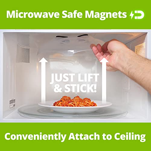 Magnetic Microwave Splatter Cover for Food