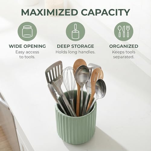 Black Utensil Holder
