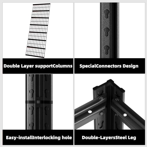 6 Tier Heavy Duty Garage Shelving