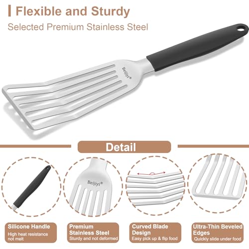 2 Pack Stainless Steel Fish Spatula