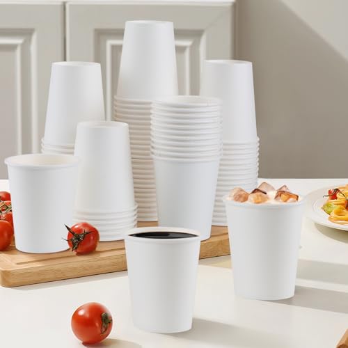 100 Pack 12 oz Paper Cups (100 Count)