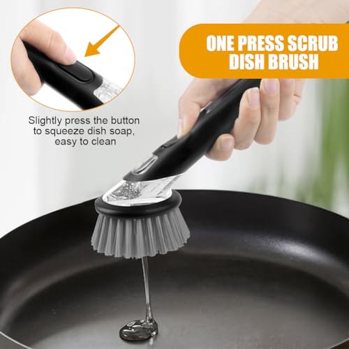 Dish Brush with Soap Dispenser