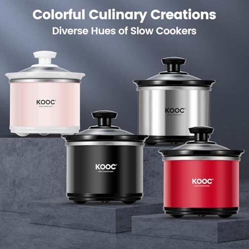 0.65 Qt Mini Slow Cooker with Free Liners Included