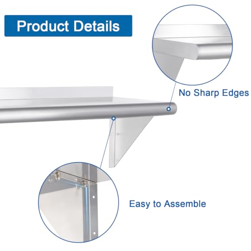 HARDURA Stainless Steel Shelf 18" x 36"