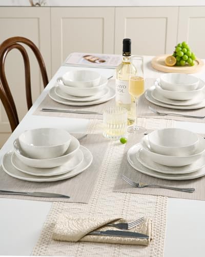Porcelain Dinnerware Set for 6