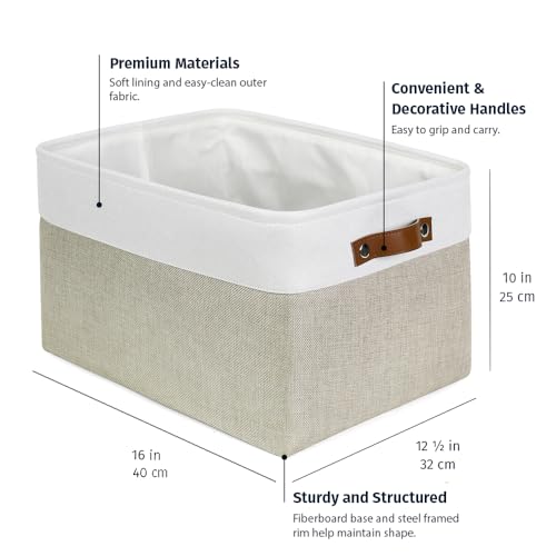 16x12.5in Storage Baskets (3 Count)