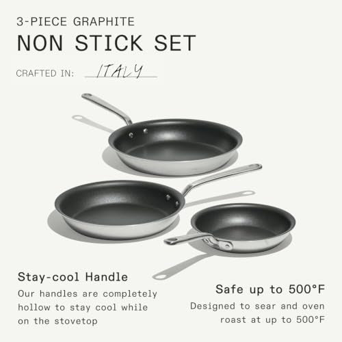 Cookware ProCoat Non Stick 3 Piece Frying Pan Set (3 Count)