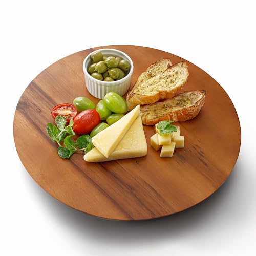 10" Wooden Lazy Susan Organizer for Cabinet