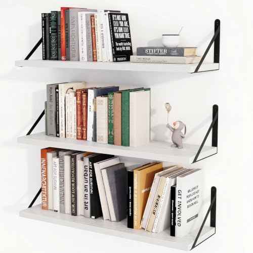 Floating Book Shelves for Wall