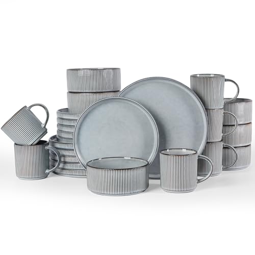 Star Dinnerware Sets with Mugs (24 Count)