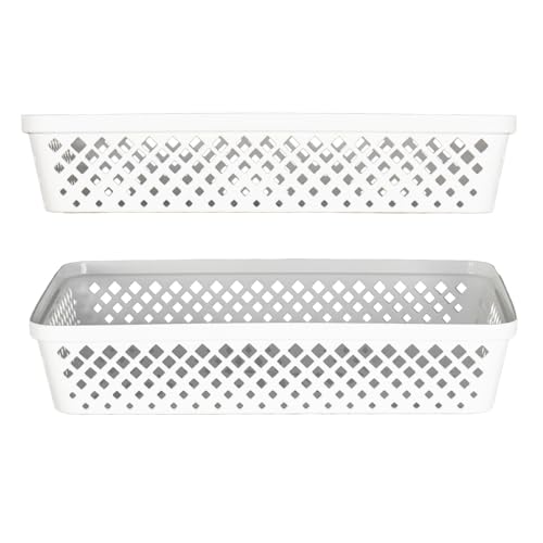 Plastic Storage Basket Set (3 Count)