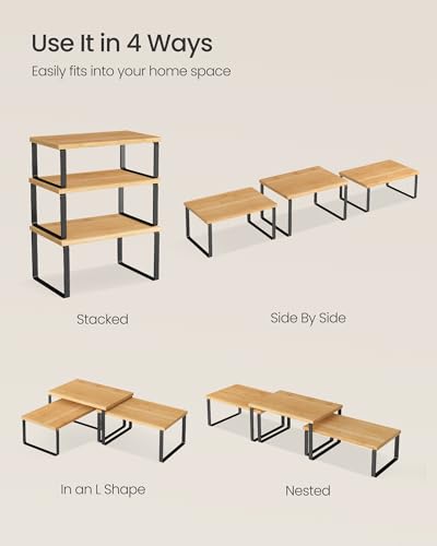 Cabinet Organizer Shelf (3 Count)