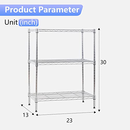 3 Tier Wire Shelf