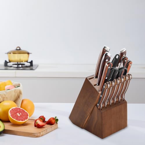 Wood Kitchen Knife Block