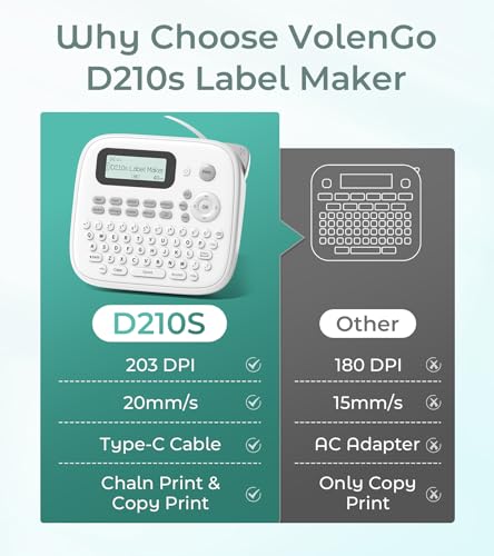 Label Maker Machine with 4 Tapes
