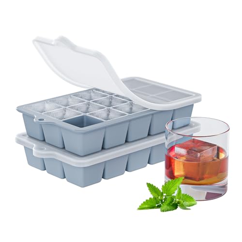 Silicone Ice Cube Tray 2 Pack (2 Count)