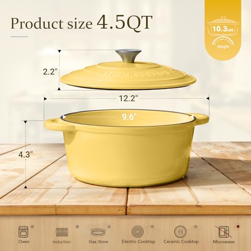 Enameled Cast Iron Dutch Oven