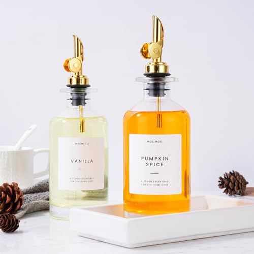 Olive Oil Dispenser Bottle for Kitchen (2 Count)