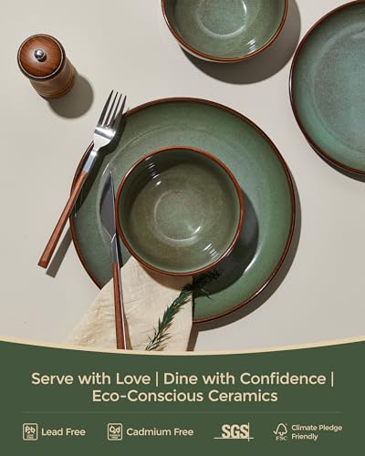 Stoneware Dinnerware Sets for 6