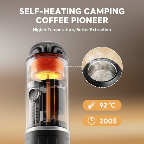 Portable Electric Espresso Coffee Maker for Ground Coffee & NS Capsule Fast Self