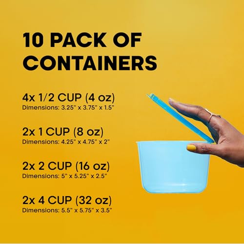 Premium Attached Food Storage Containers (17 Count)