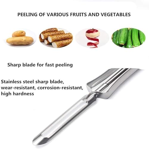 Kitchen vegetable peeler Stainless steel rotary peeler for vegetable and carrot fruit