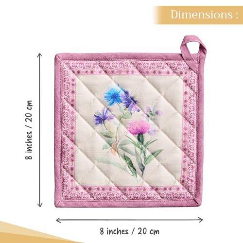 Pot Holders 100% Cotton Potholders (2 Count)
