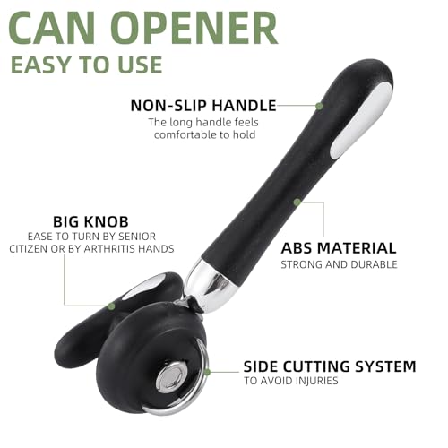 Can Opener Manual Tin Opener Stainless Steel Heavy Duty