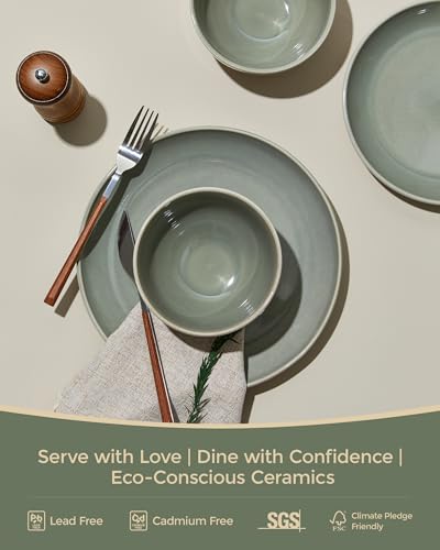 Stoneware Dinnerware Sets for 8