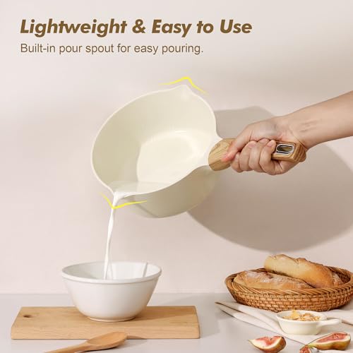 Ceramic Nonstick Sauce Pan with Lid