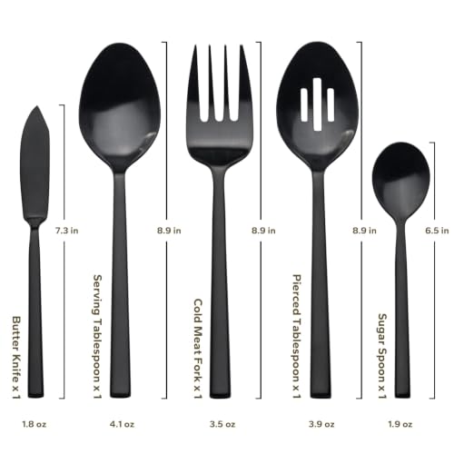 Cube 45 Piece Forged Stainless Steel Flatware Set Cutlery Set with Utensil (8 Count)