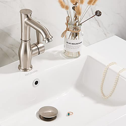 Bathroom Sink Drain with Overflow