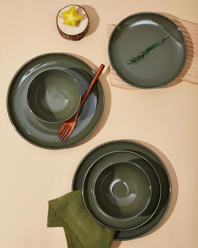Stoneware Dinnerware Sets for 8