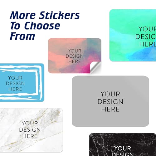 Custom Vinyl Stickers Your Image (100 Count)