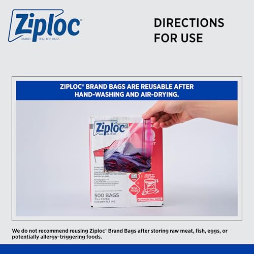 Ziploc Storage Bags (500 Count)